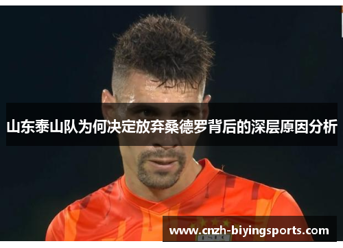 山东泰山队为何决定放弃桑德罗背后的深层原因分析